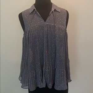 Never Worn! Lauren Conrad Ladybug Printed Blouse